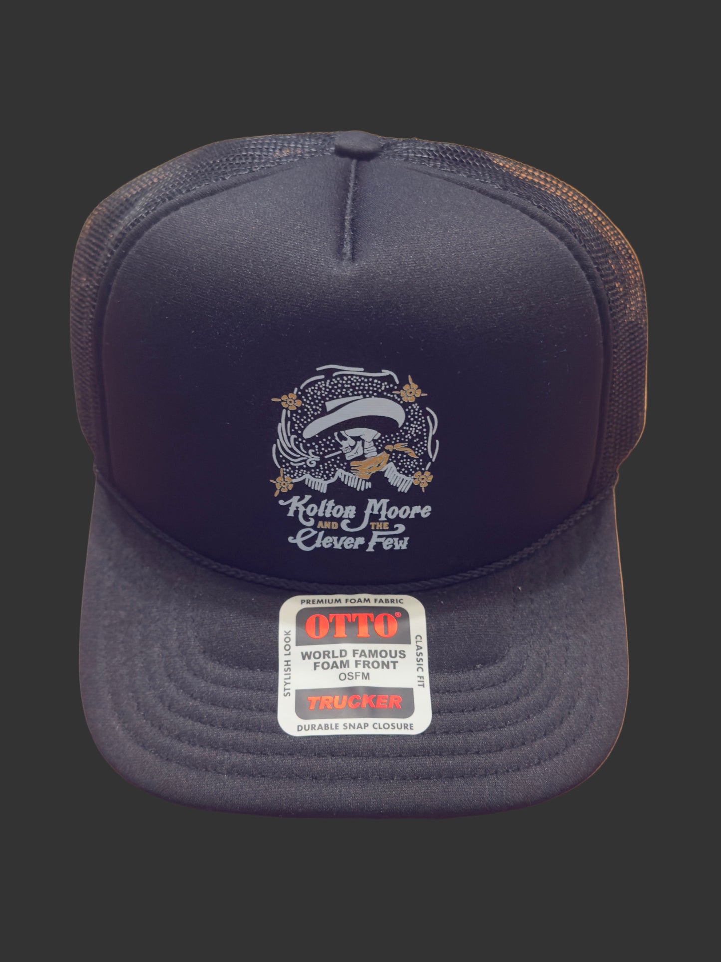 KMTCF Cowboy Skeleton Trucker Hat